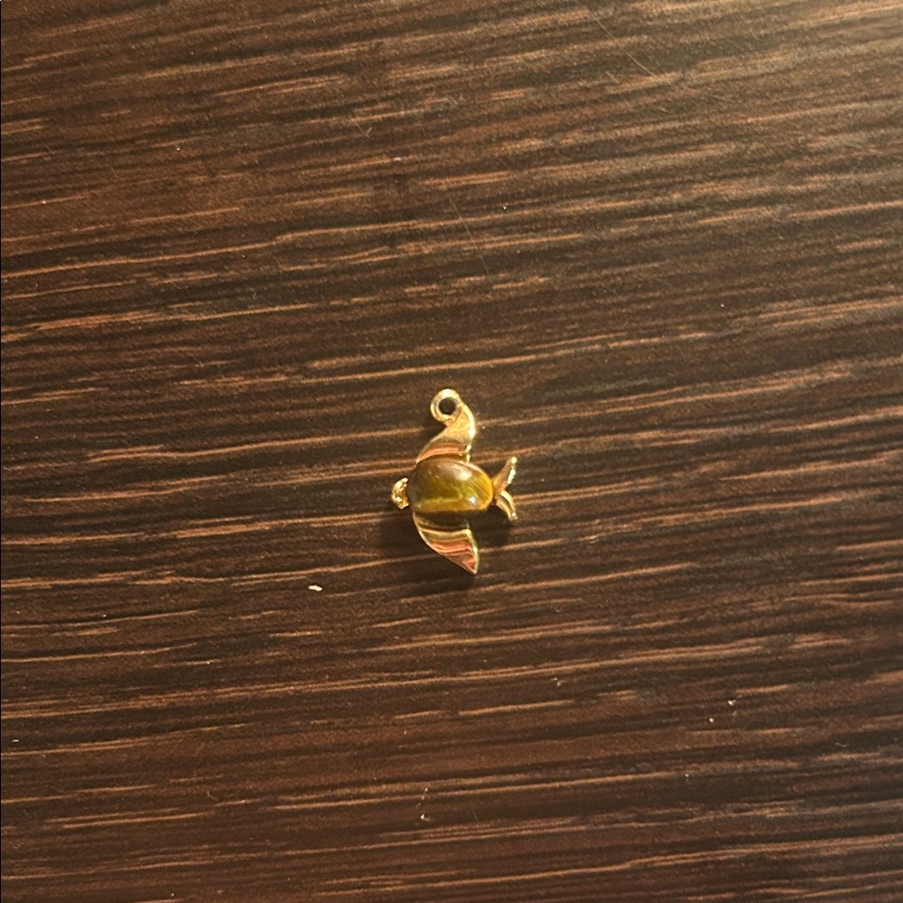 Gold Fish Pendant Charm
